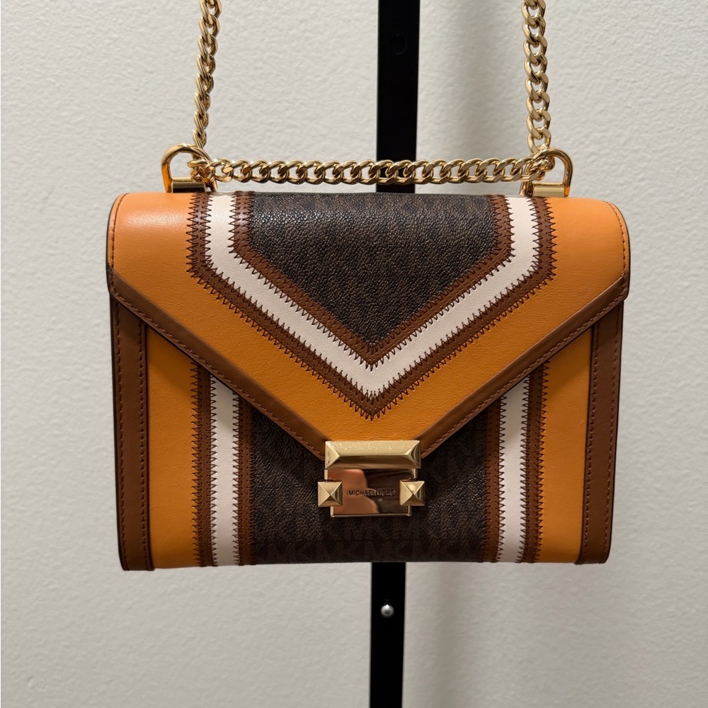 Michael Kors Multicolor Chevron Crossbody Bag